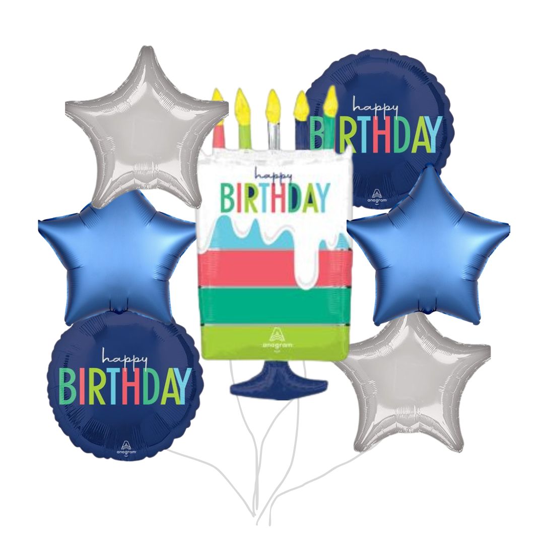 Modern Cake Birthday Bouquet