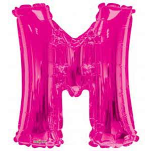 LRG LETTER M HOT PINK ANAGRAM 34"
