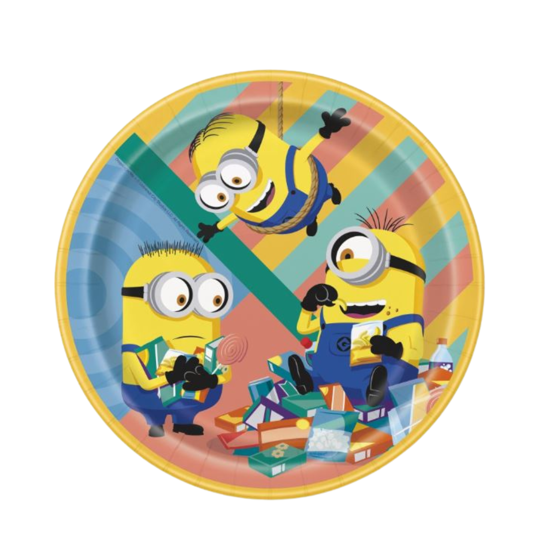 Despicable Me Round 9" Dinner Plates 8ct
