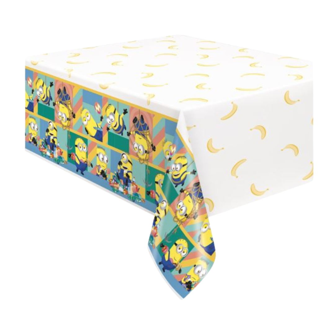 Despicable Me Rectangular Plastic Tablecover 54" x 84"
