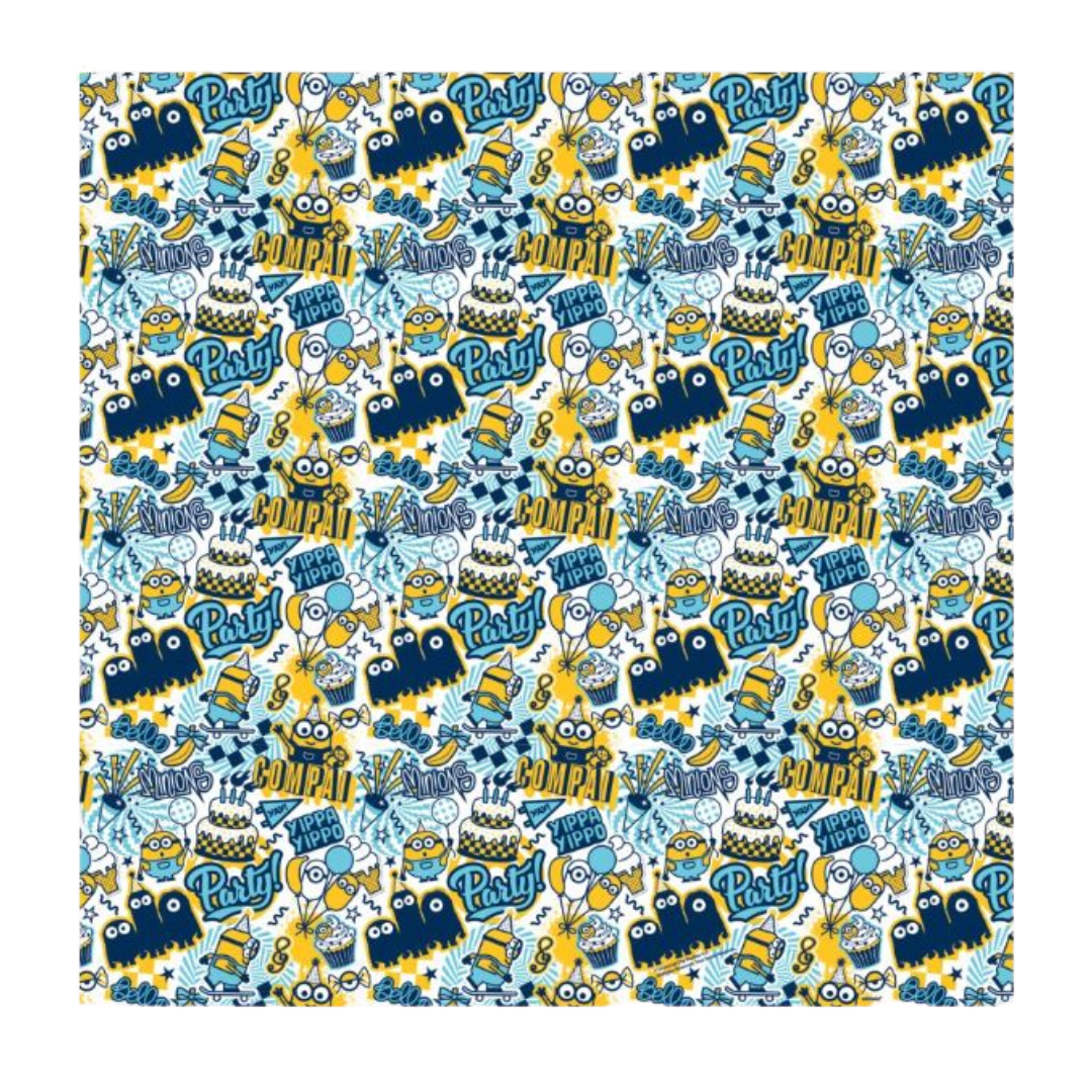 Minions 2 Gift Wrap 30" x 5 ft