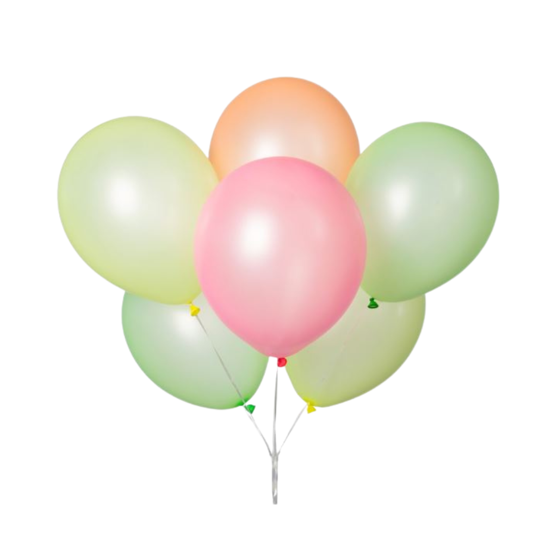 12" Latex Balloons 10ct - Neon Colors