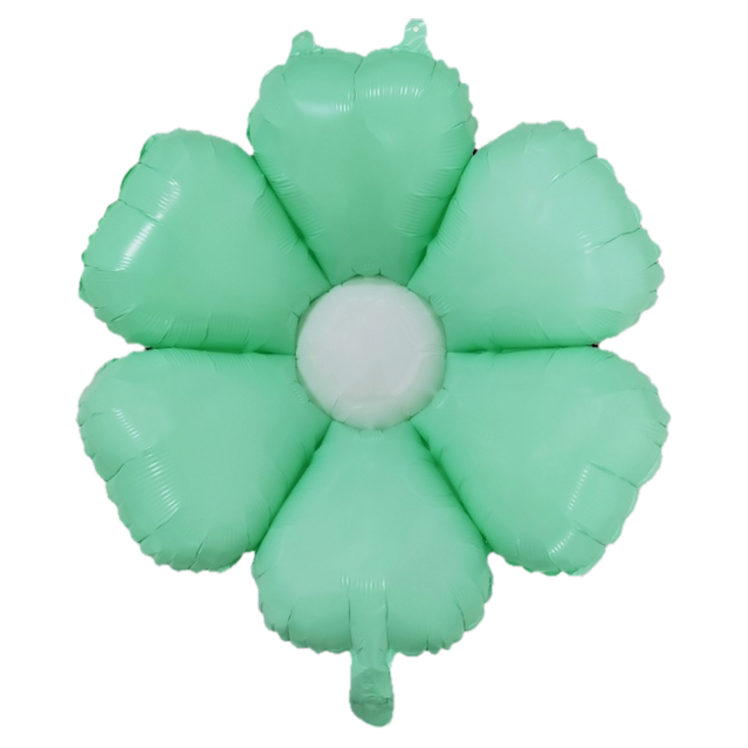 20"B Flower Daisy Pastel Mint Green Air Filled