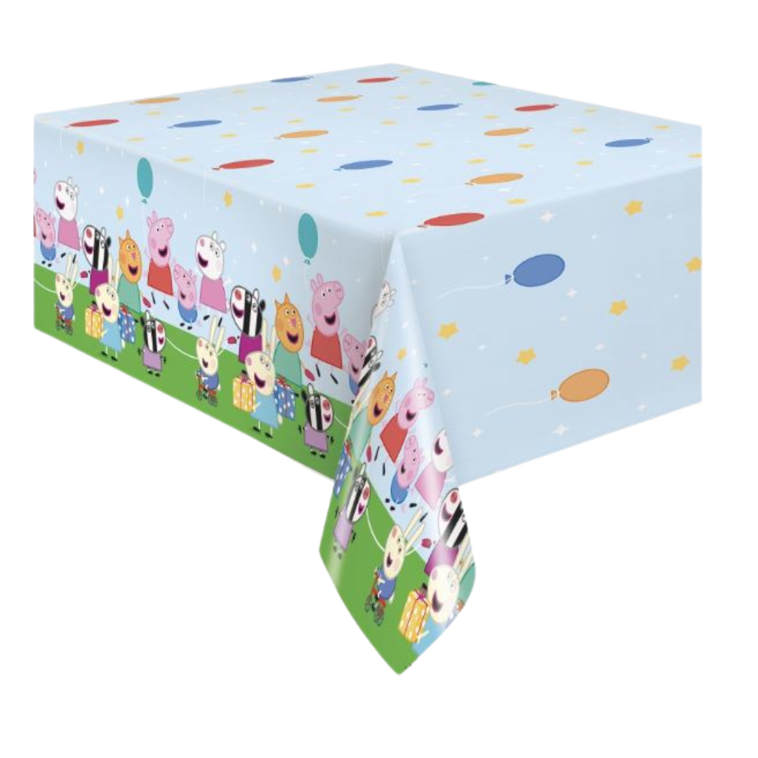 Peppa Pig Rectangular Plastic Table Cover 54" x 84"