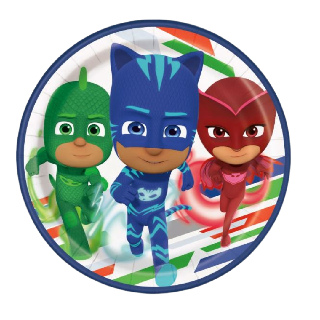 PJ Masks Round 7" Dessert Plates 8ct