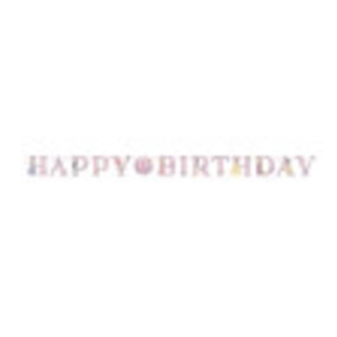 Disney Princess "Happy Birthday" Jointed Banner 6 ft