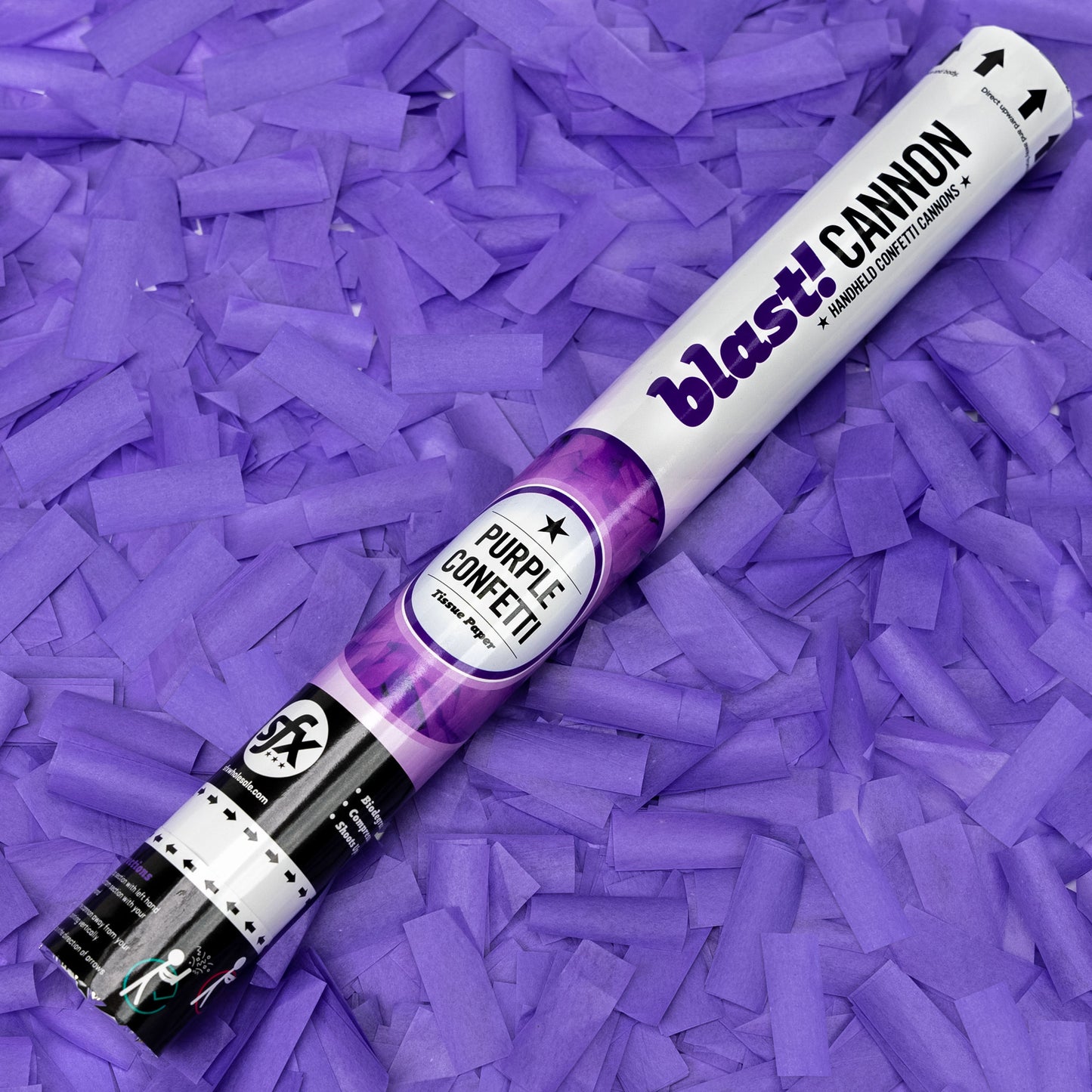 Purple Confetti Cannon