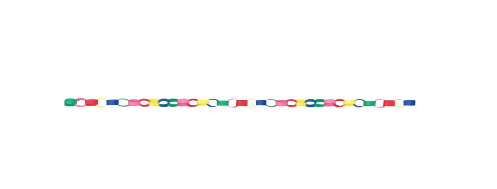 DIY Colorful Paper Chain Garland Kit