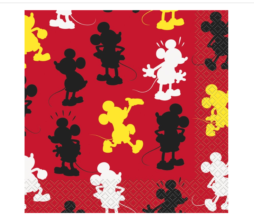 Disney Mickey Mouse Luncheon Napkins