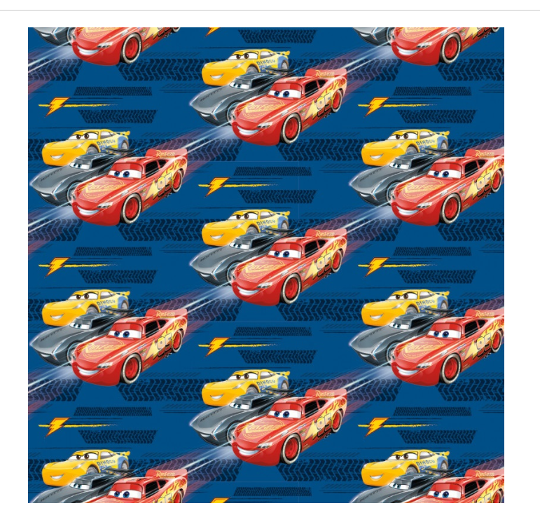 Disney Cars 3 Movie Gift Wrap