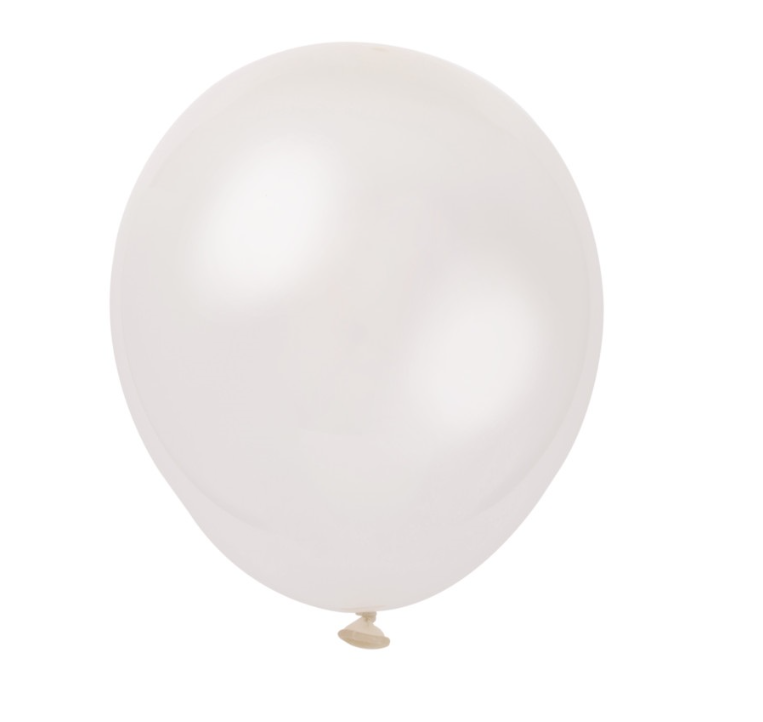 12" Latex Balloons 10ct - Clear