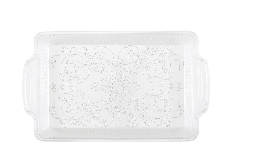 Premier Stylz Clear Plastic Serving Tray