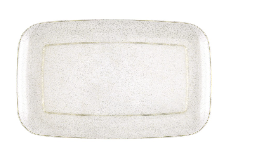 Premier Stylz Gold Glitter Plastic Serving Tray