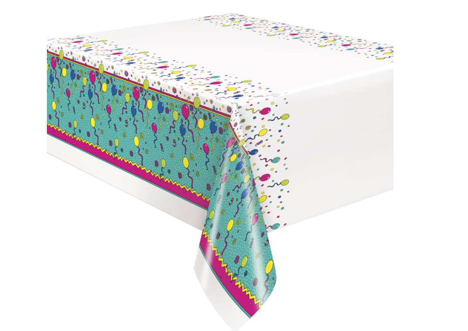 Party Rectangular Plastic Table Cover
