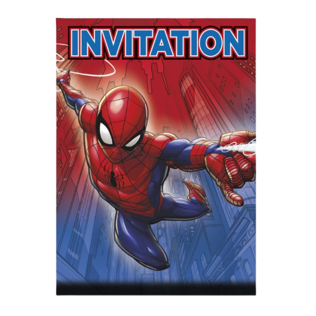 Spider-Man Invitations 8ct
