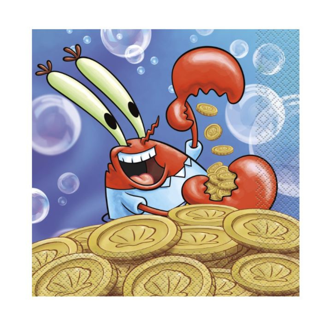 SpongeBob SquarePants Luncheon Napkins 16ct