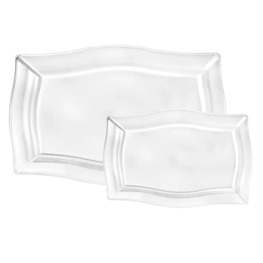 Premium Extra Heavy Weight Plastic Fluted Servingware