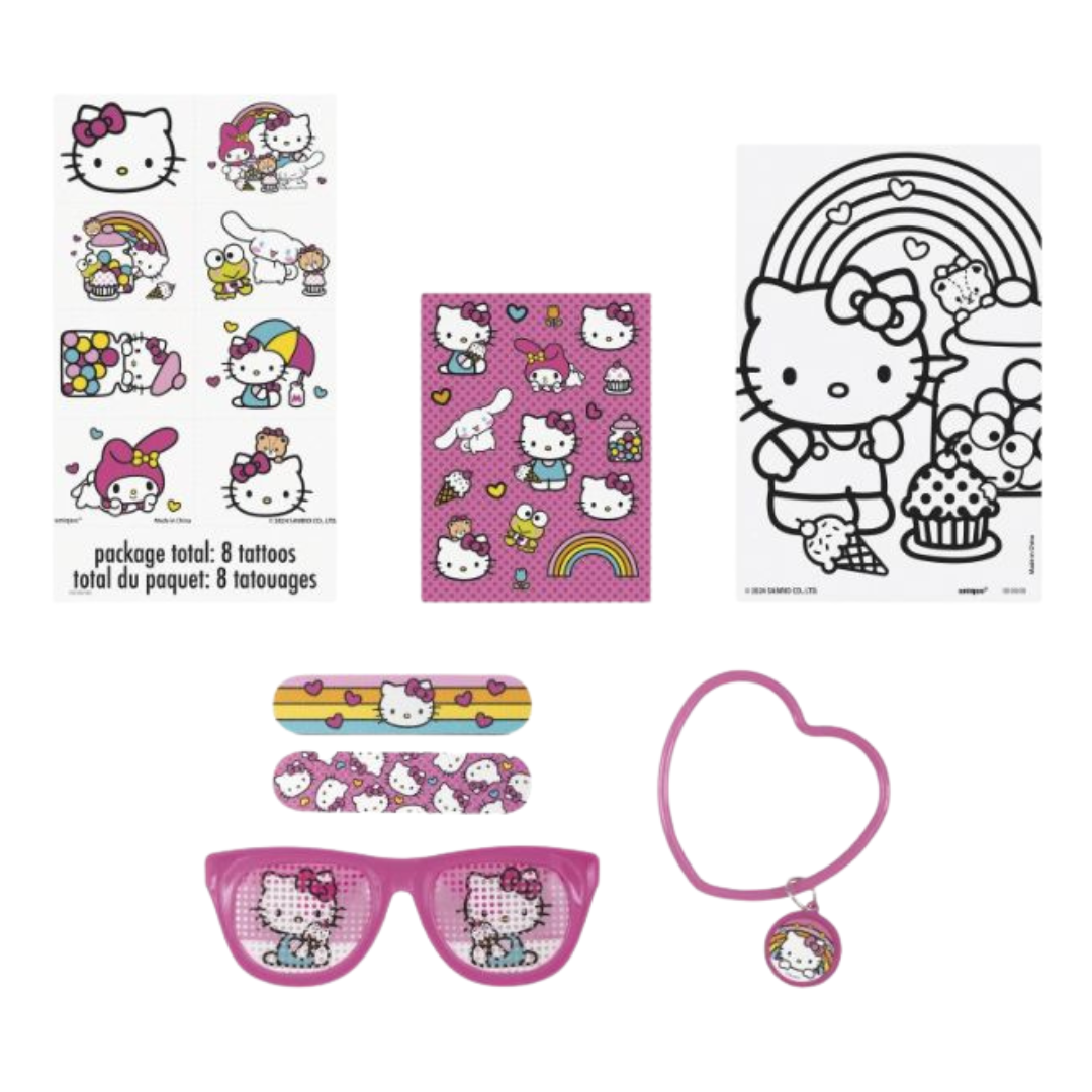 Hello Kitty And Friends Favor Pack, 48 Pieces