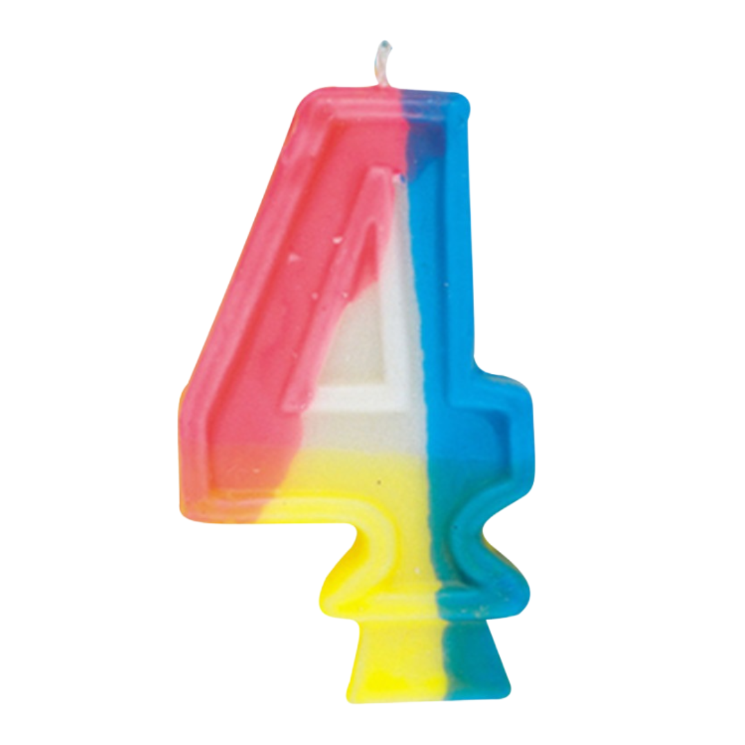 Rainbow Birthday Candle