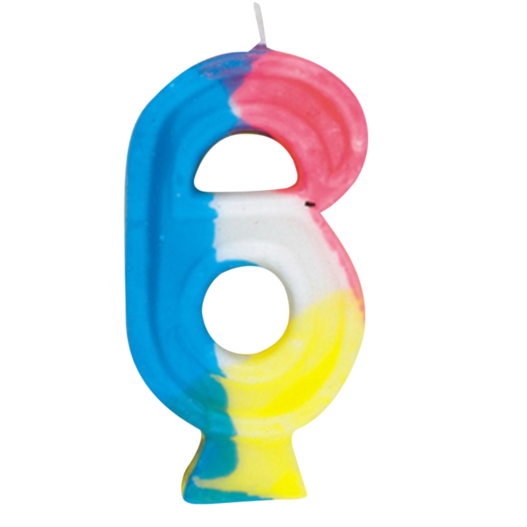 Rainbow Birthday Candle