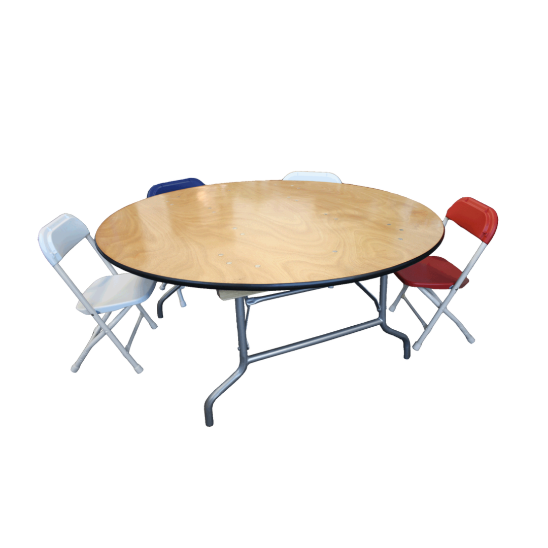 Childrens 48" Round Folding Table