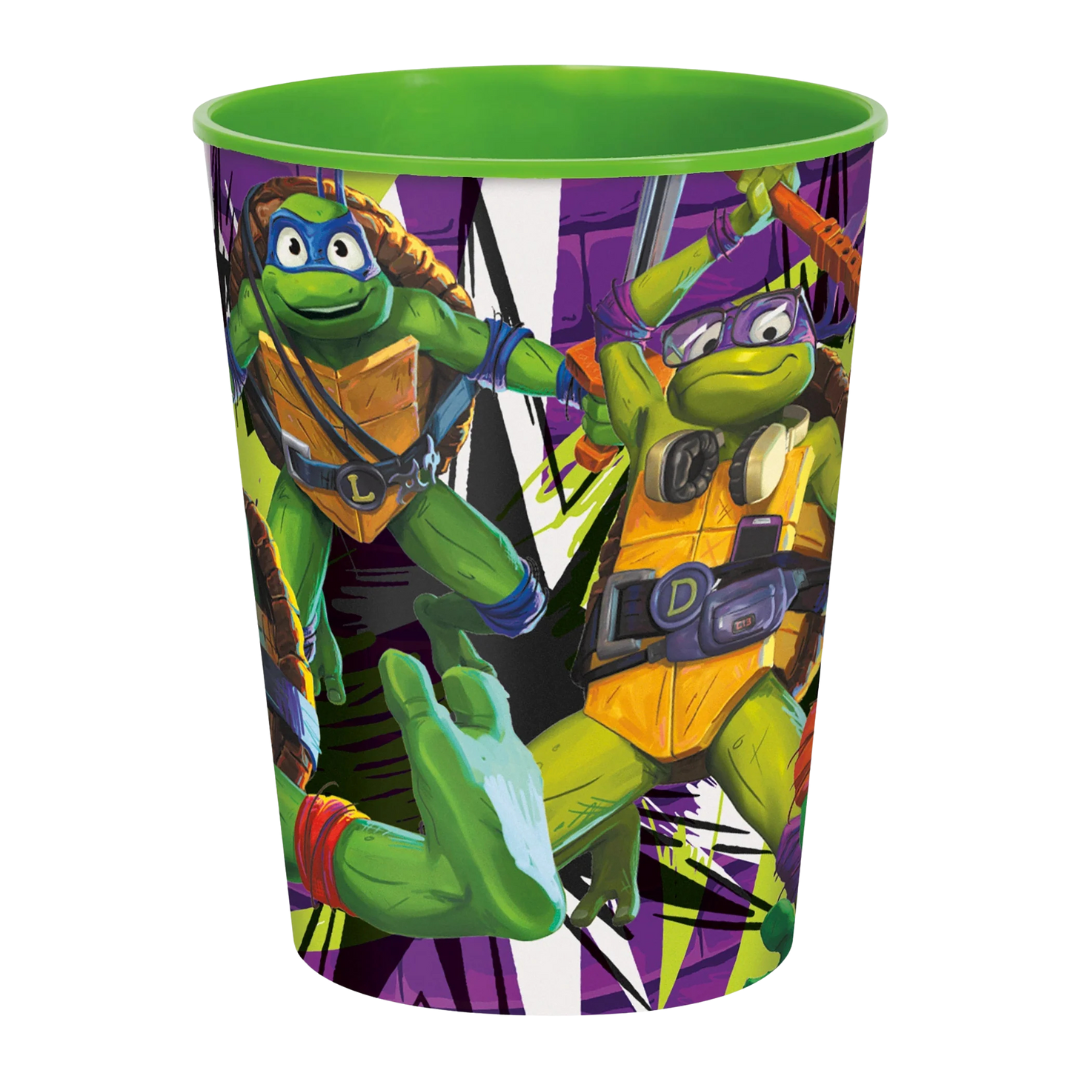 Teenage Mutant Ninja Turtles Plastic Cup, 16 Oz, 1 Count