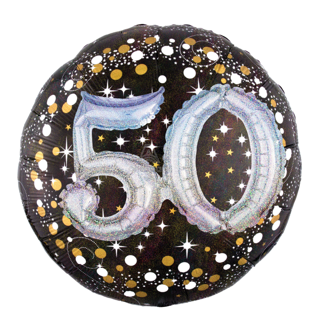 36" Happy Birthday Sparkling Holo