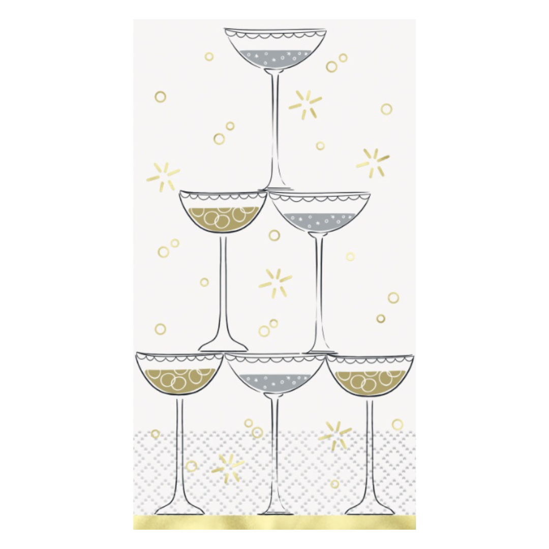 Toast to New Years Guest Napkins 16ct