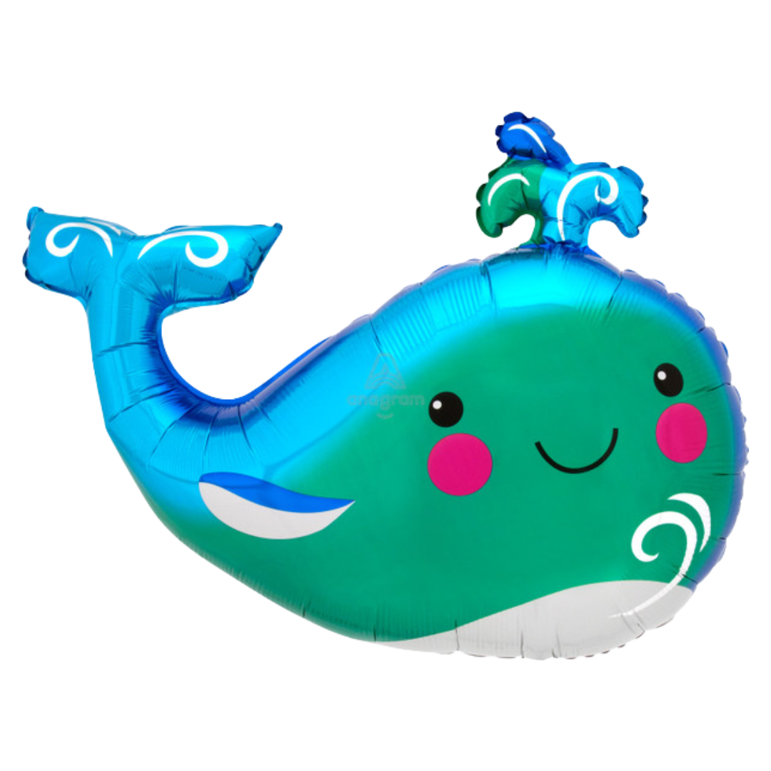 34"A Happy Whale