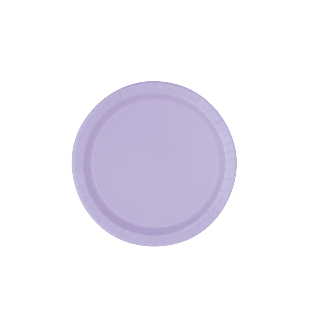 Lavender Solid Round 9" Dinner Plates
