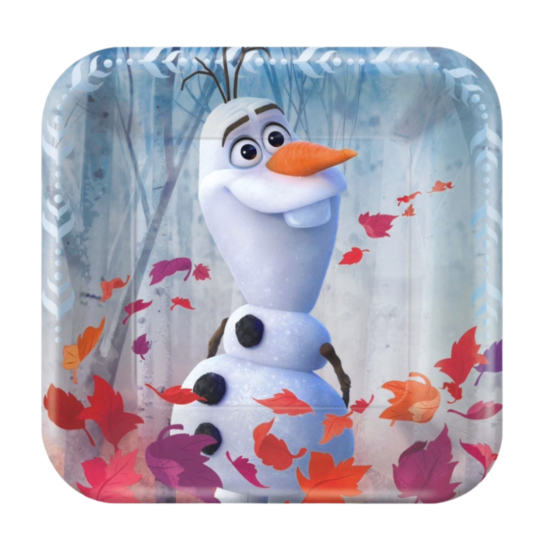 Frozen Olaf Plates