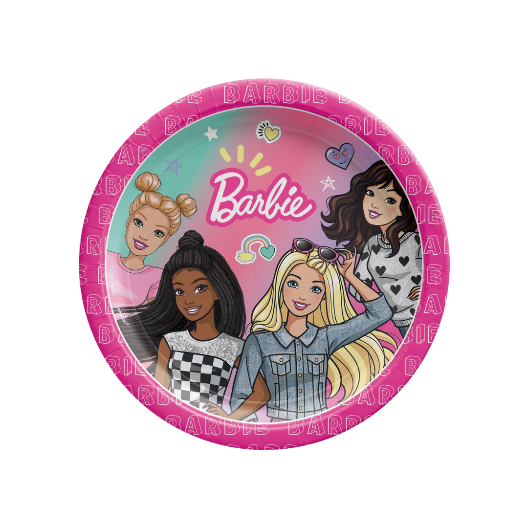 Barbie Dessert Plates