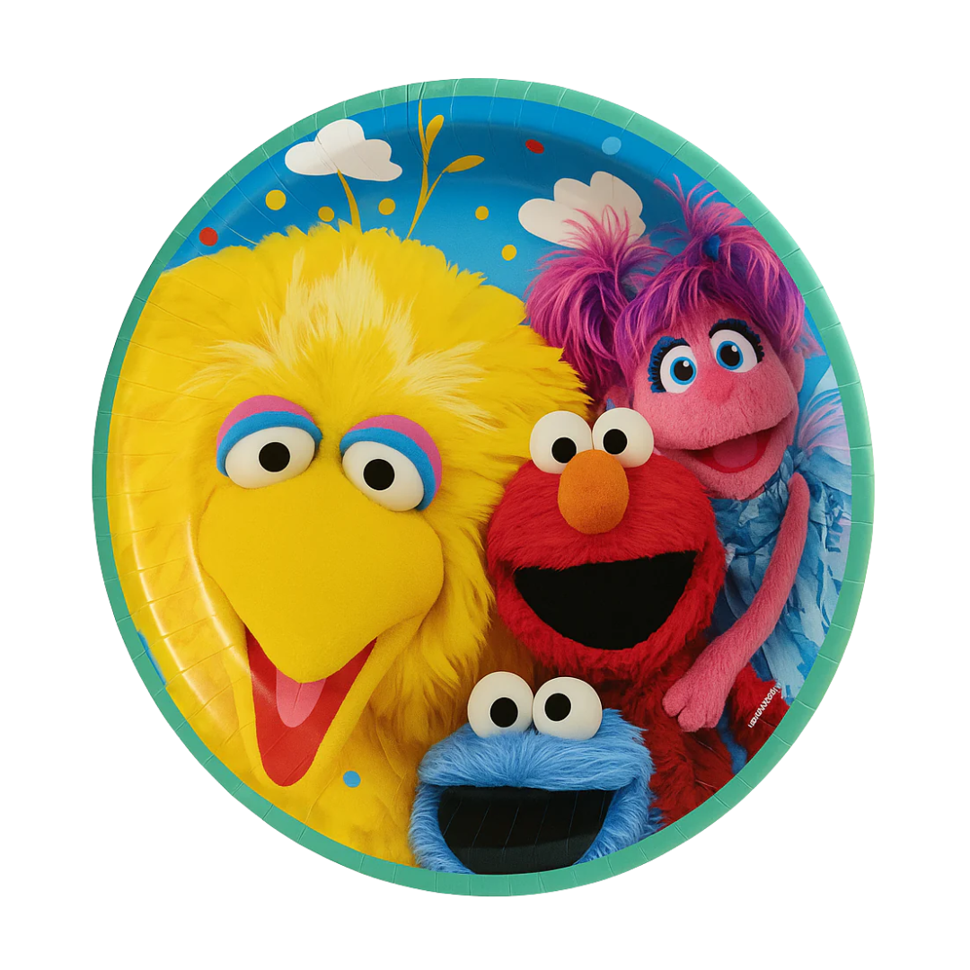 Sesame Street 9" Plates