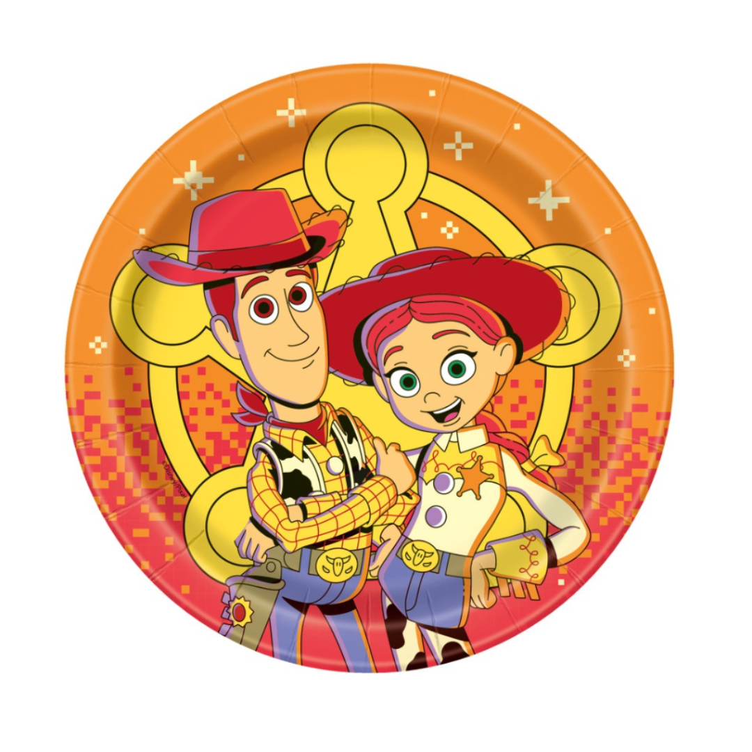 Disney Toy Story 5 Round 7" Dessert Plates 8ct