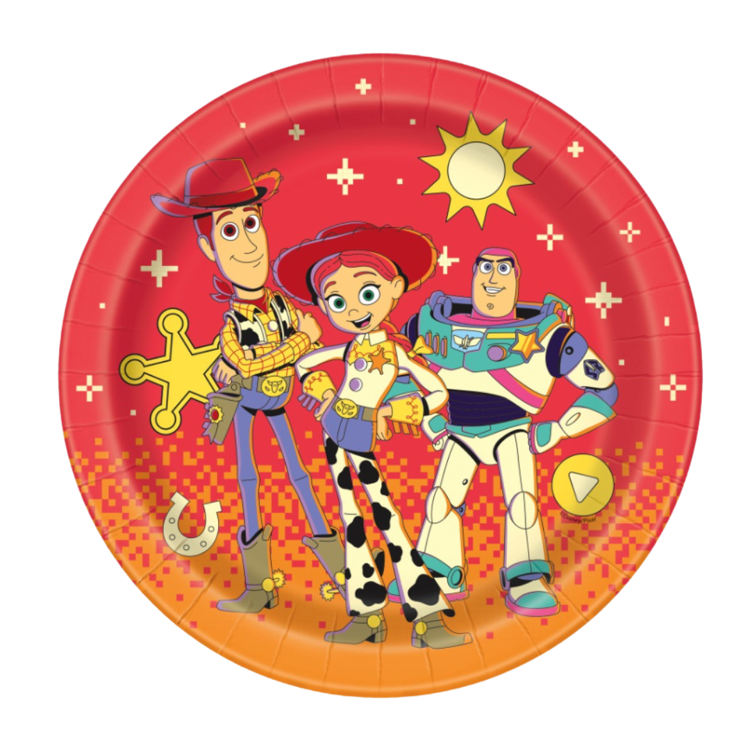 Disney Toy Story 5 Round 9" Dinner Plates 8ct