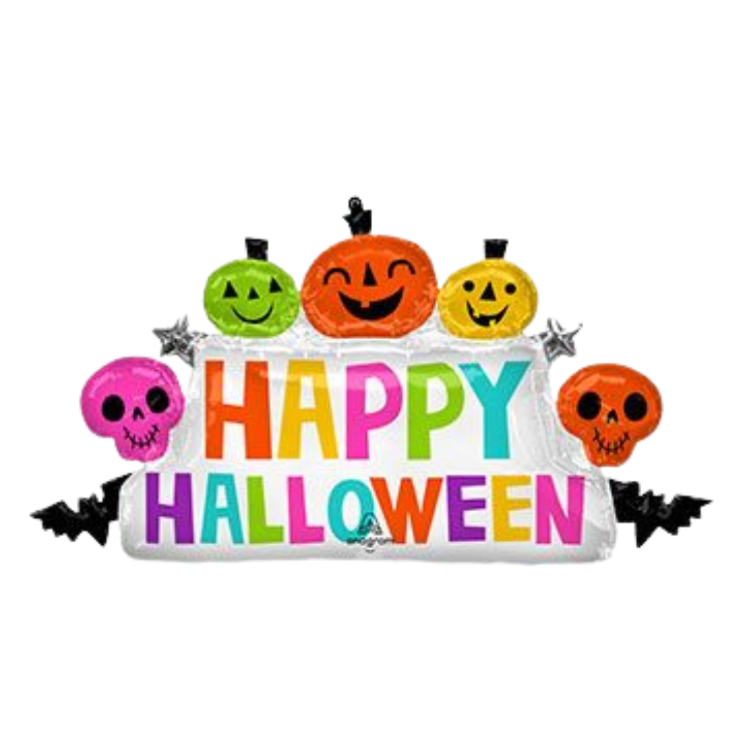 39" Colorful Happy Halloween Marquee