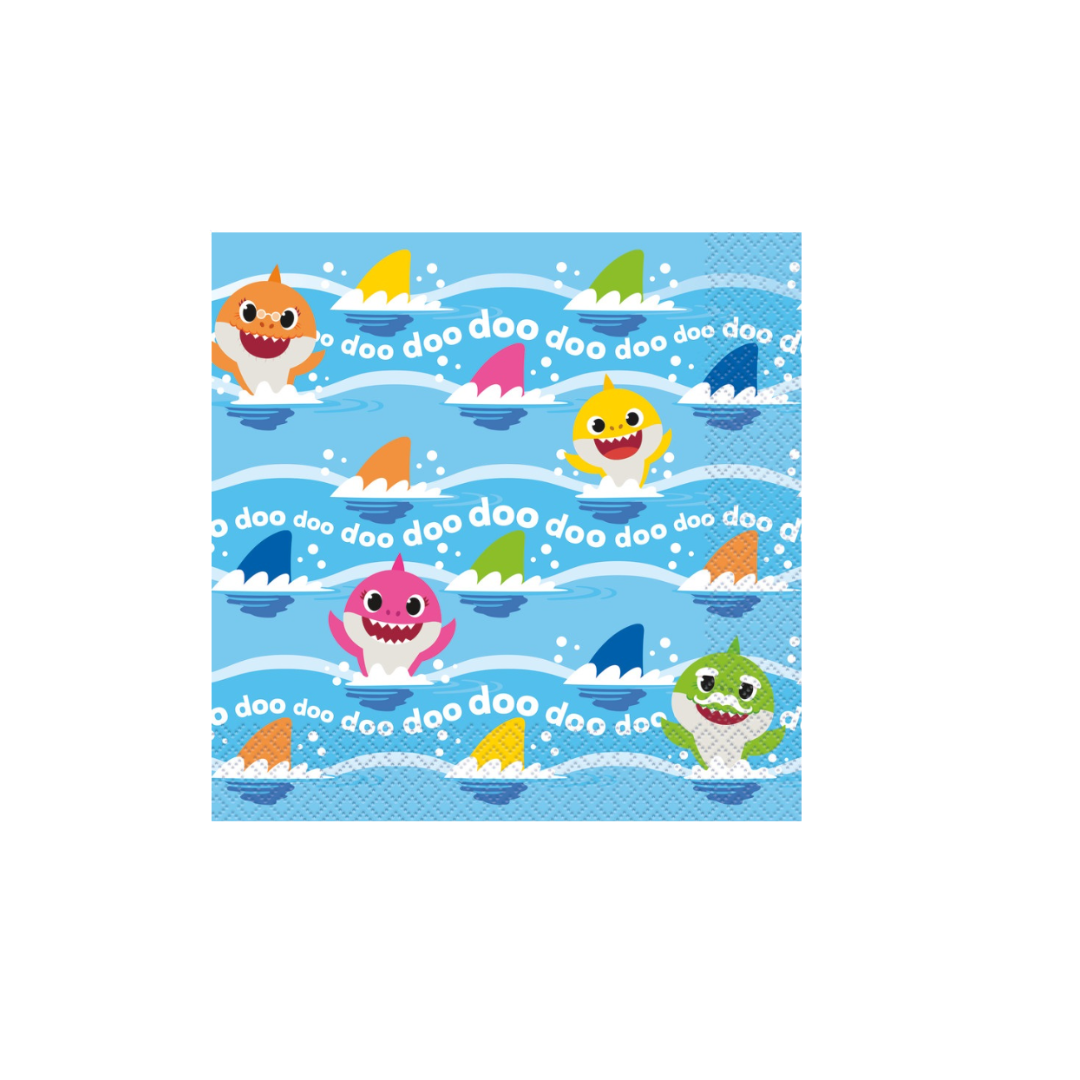 Baby Shark Luncheon Napkins 16ct