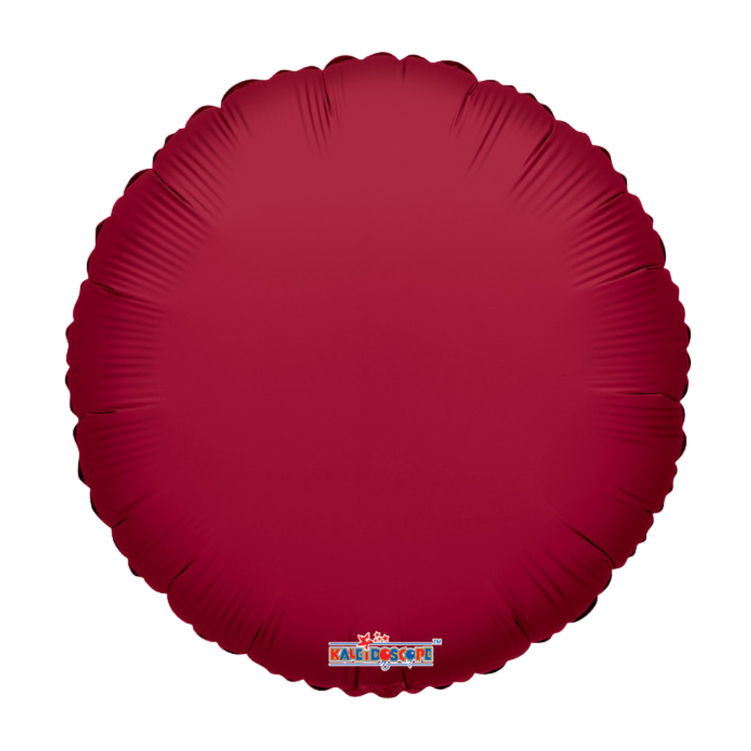 18" Berry Burgundy Round