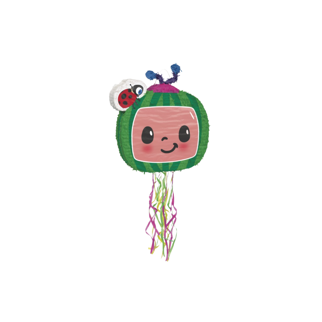 Cocomelon Shaped Drum Pull Pinata