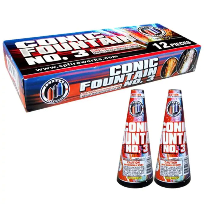 Conic Fountain No.3 12 pack