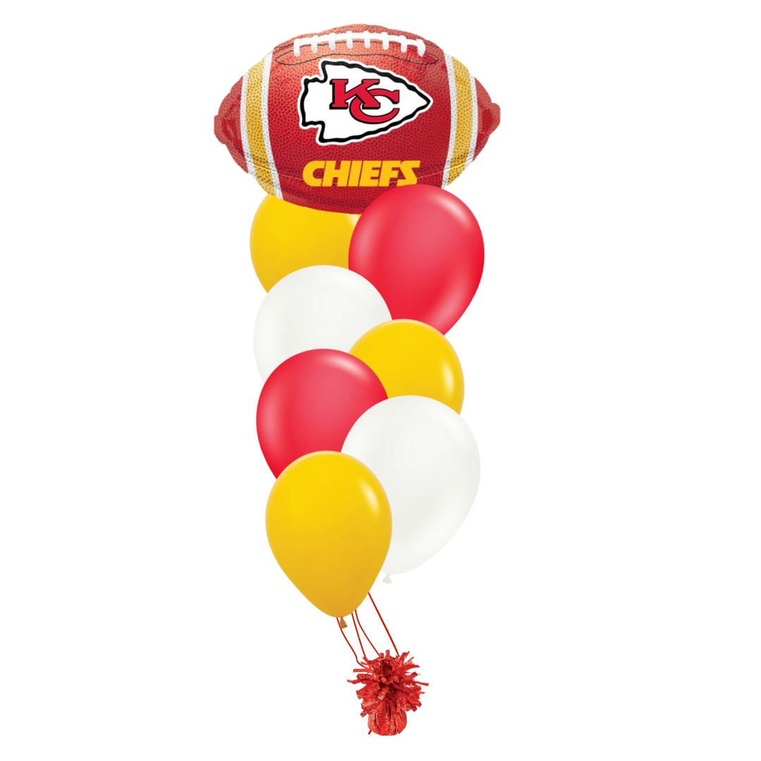Kansas City Chiefs Balloon Bouquet