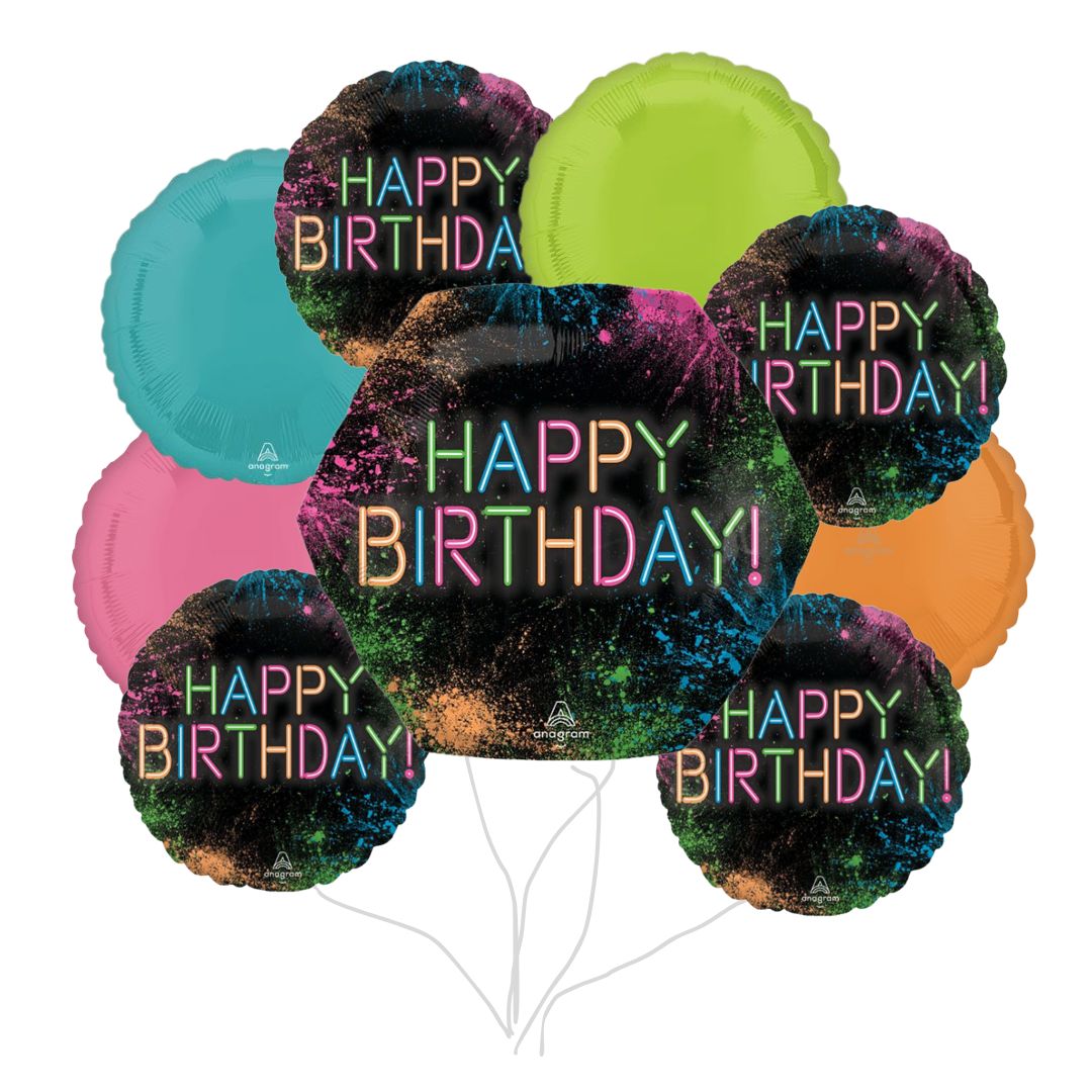 Glow Party Birthday Bouquet