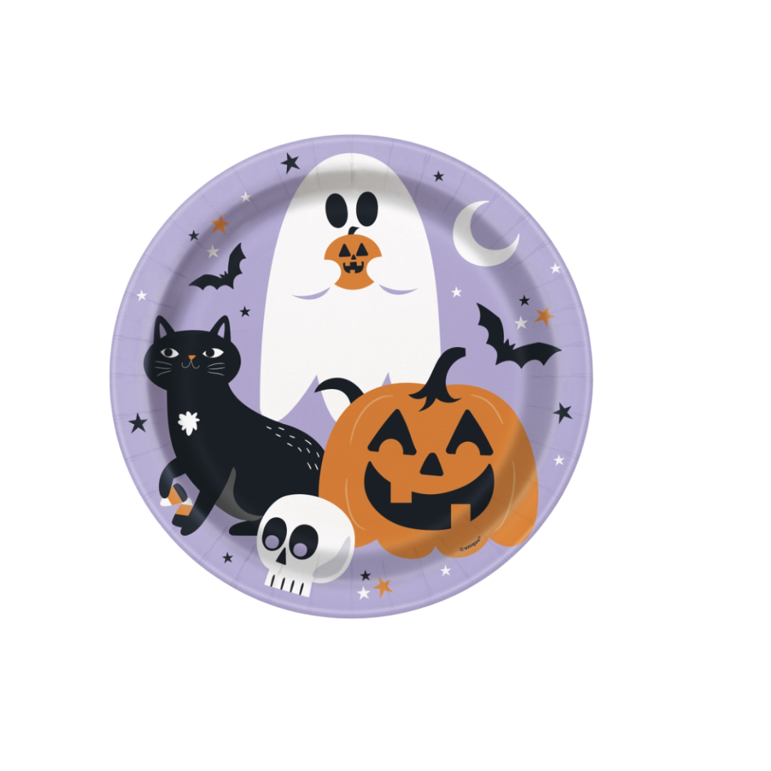 Halloween Night Round 9" Dinner Plates 8ct