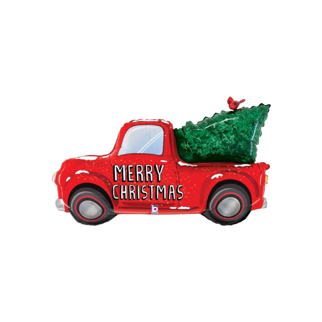47" Christmas Truck with Tree