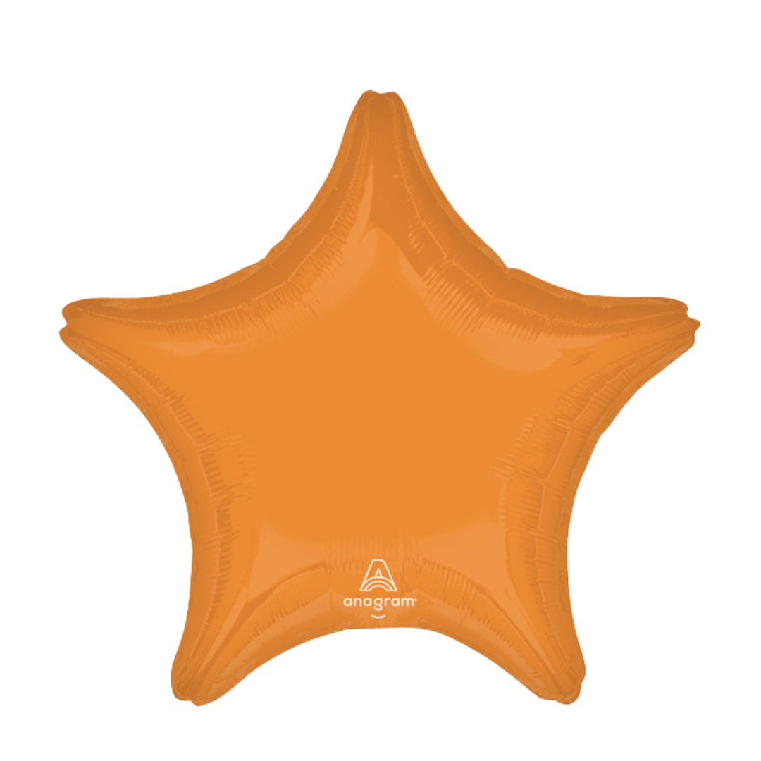 18" Vibrant Orange Star
