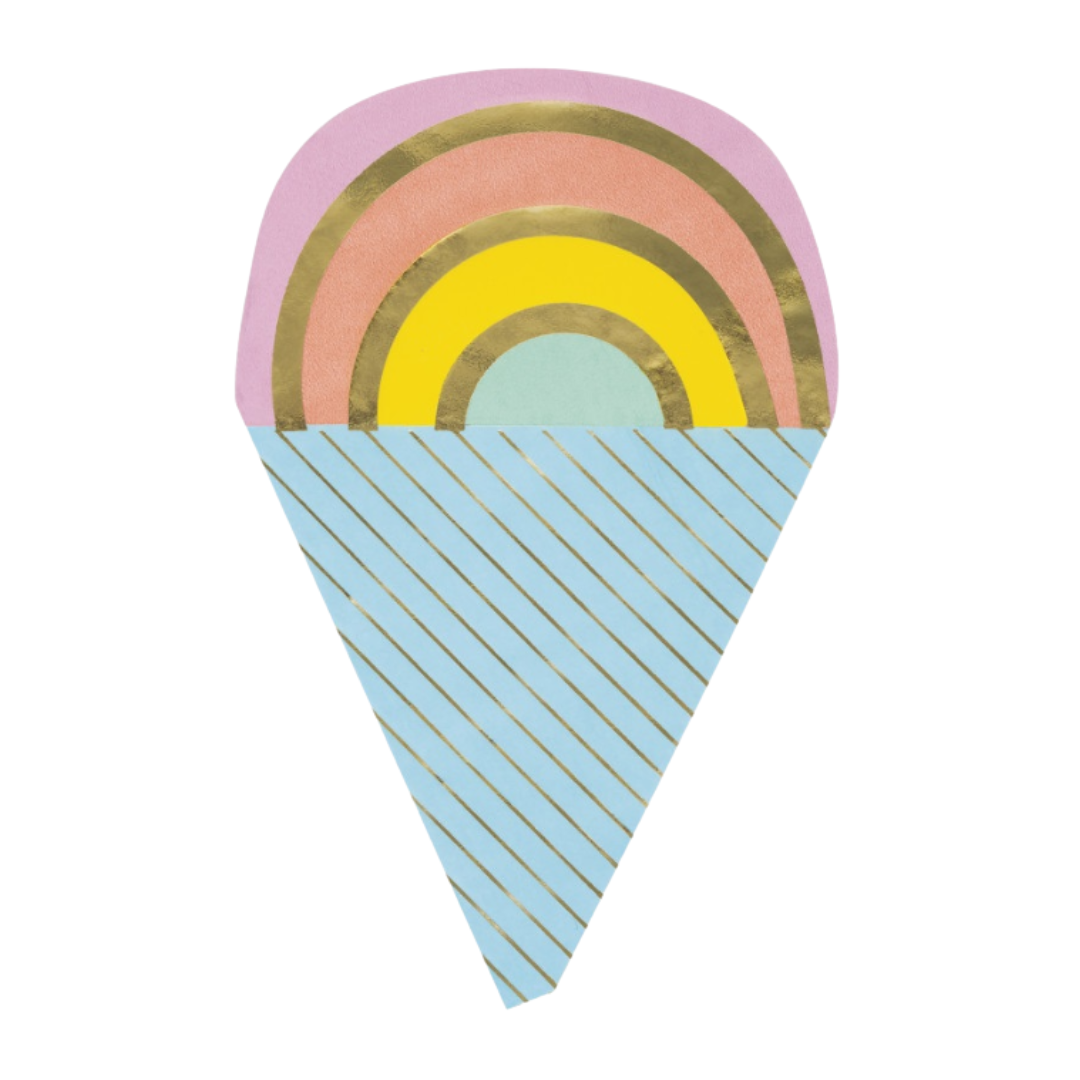 Ice Cream Shaped Napkins