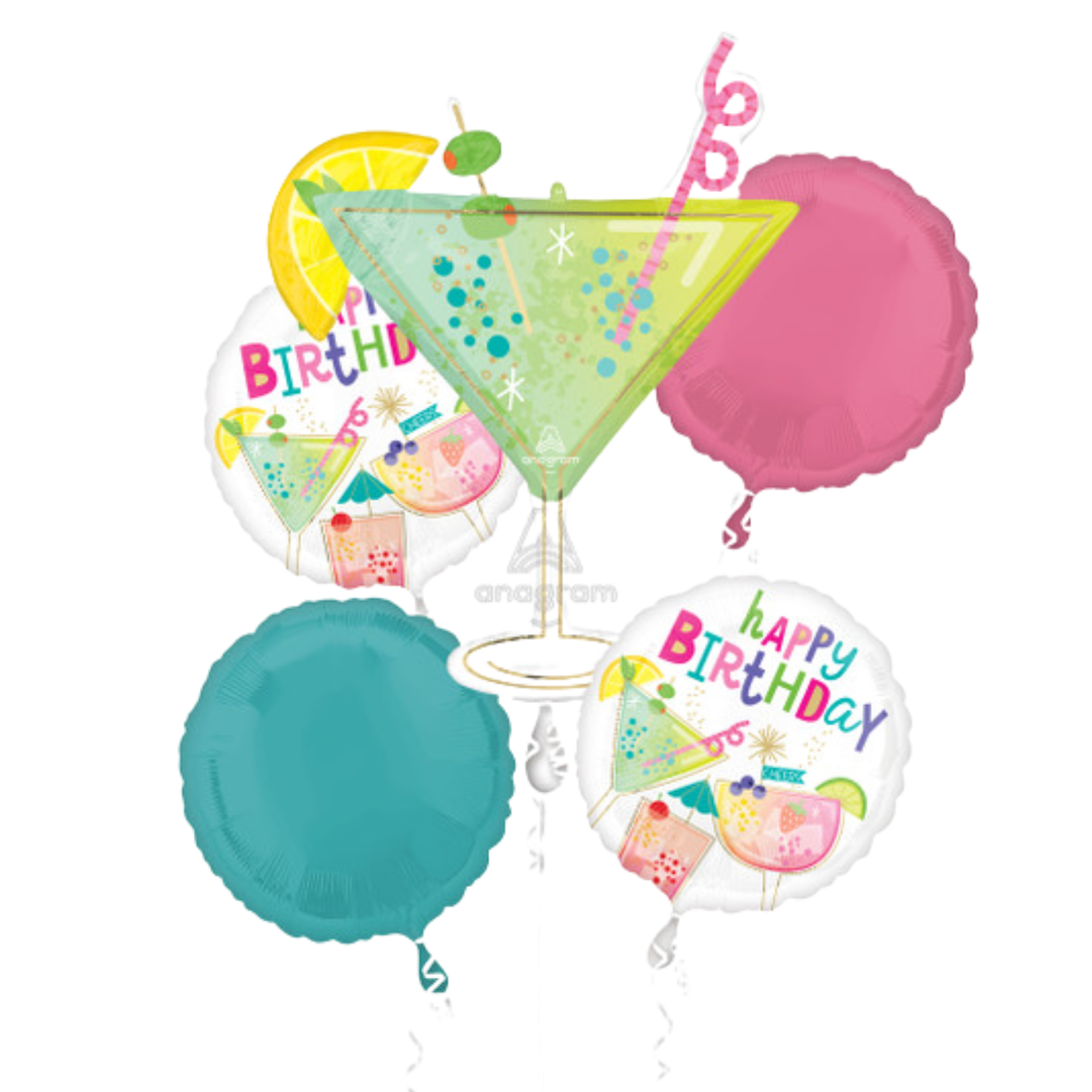 Bouquet Happy Birthday Cocktail Surprise
