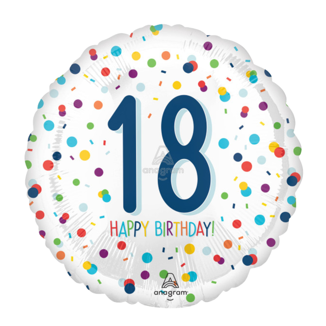 18"A Happy 18th Birthday Confetti