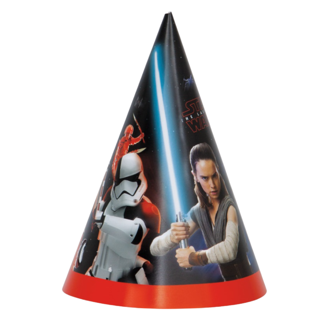 Star Wars Episode VIII Party Hats 8 Count