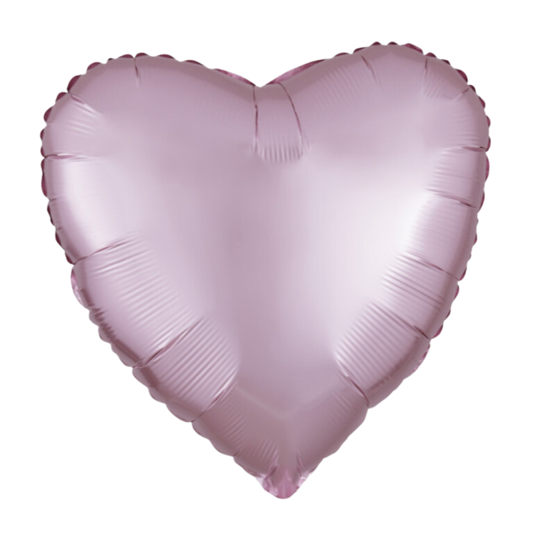 Solid Heart Foil Balloons